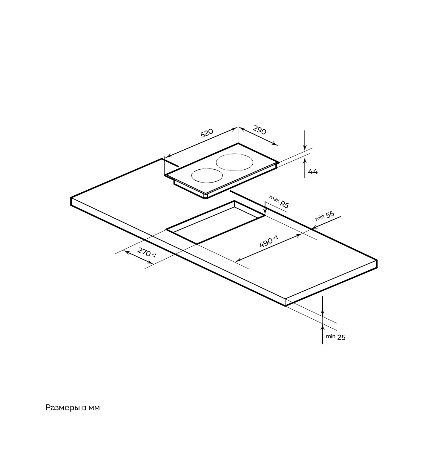 картинка |Discount| Электрическая варочная панель MILLEN MEH 301 BL 