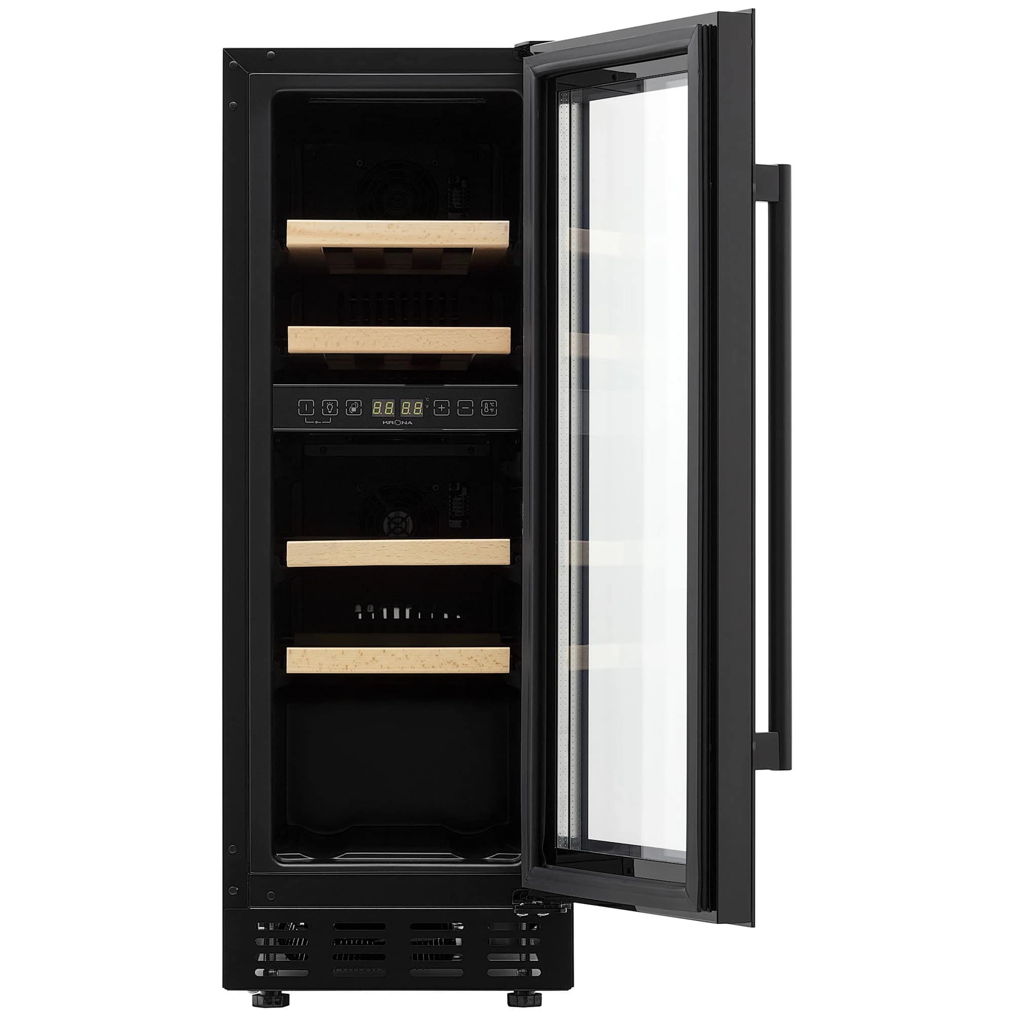 картинка Встраиваемый винный шкаф Krona BADEN 82/17 BL  картинка Встраиваемый винный шкаф Krona BADEN 82/17 BL