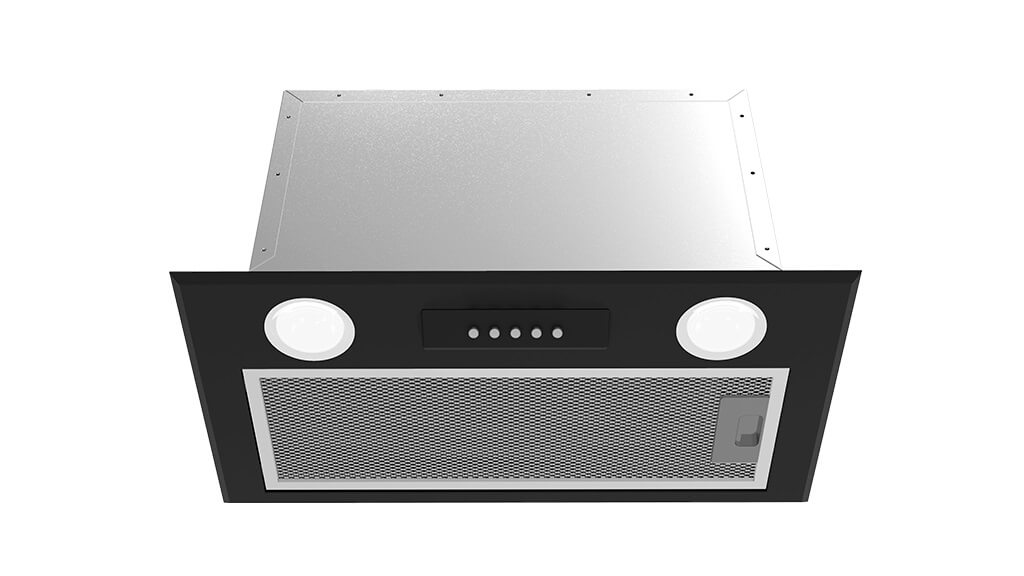 картинка Кухонная вытяжка полновстраиваемая Midea MH60I370B черная 