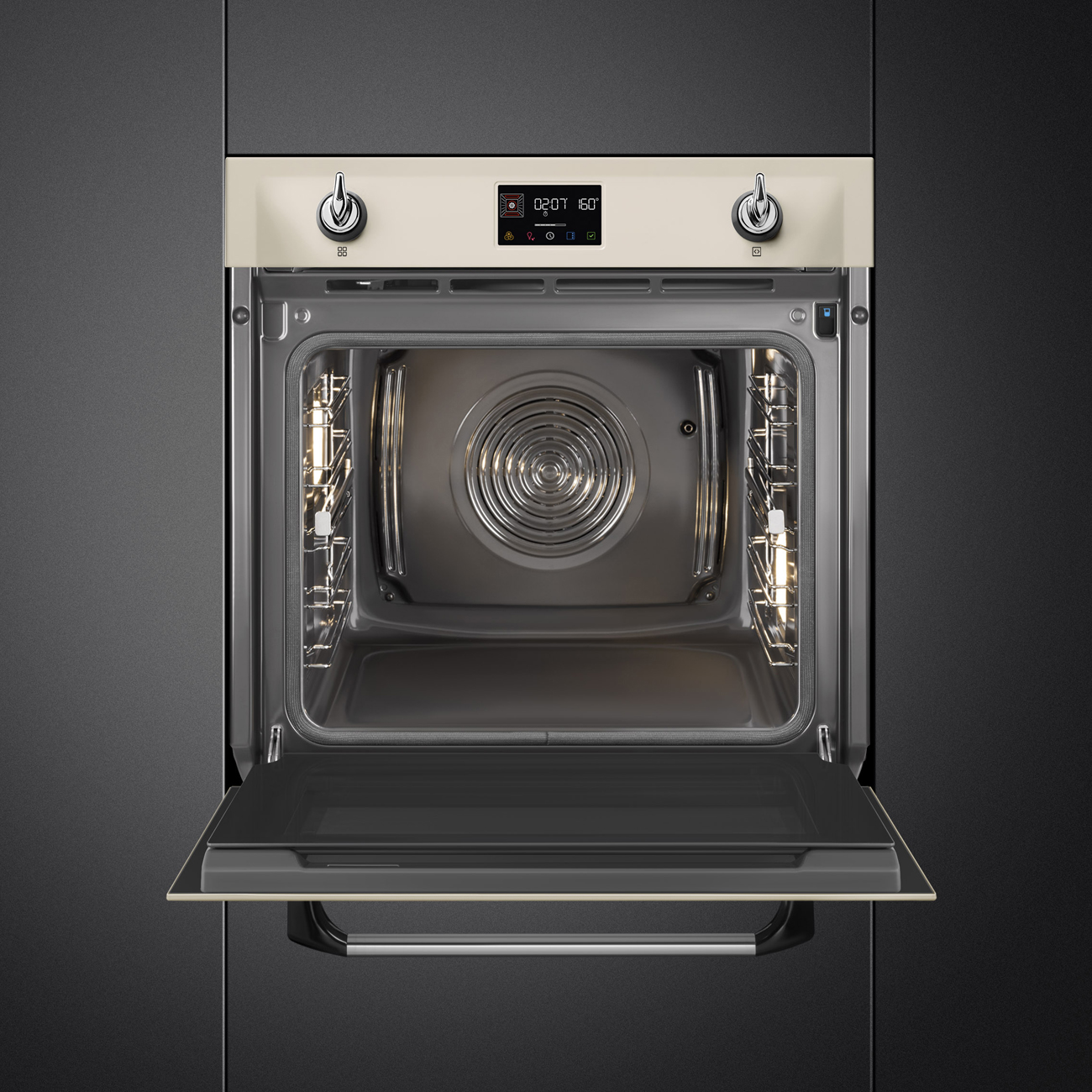 картинка Электрический духовой шкаф Smeg SOP6902S2PP кремовый 
