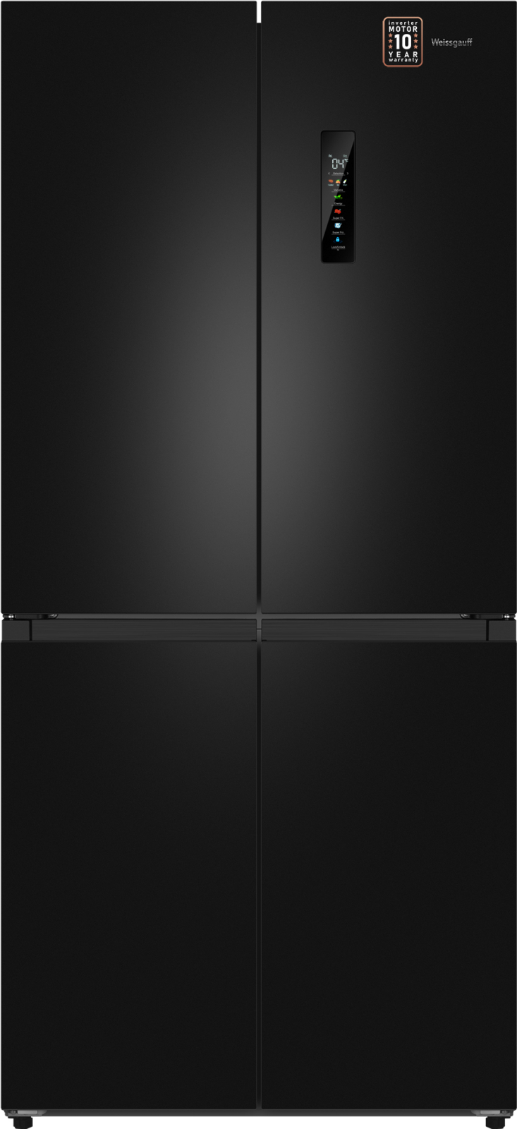 картинка Полувстраиваемый холодильник Weissgauff WCD 450 B NoFrost Inverter 