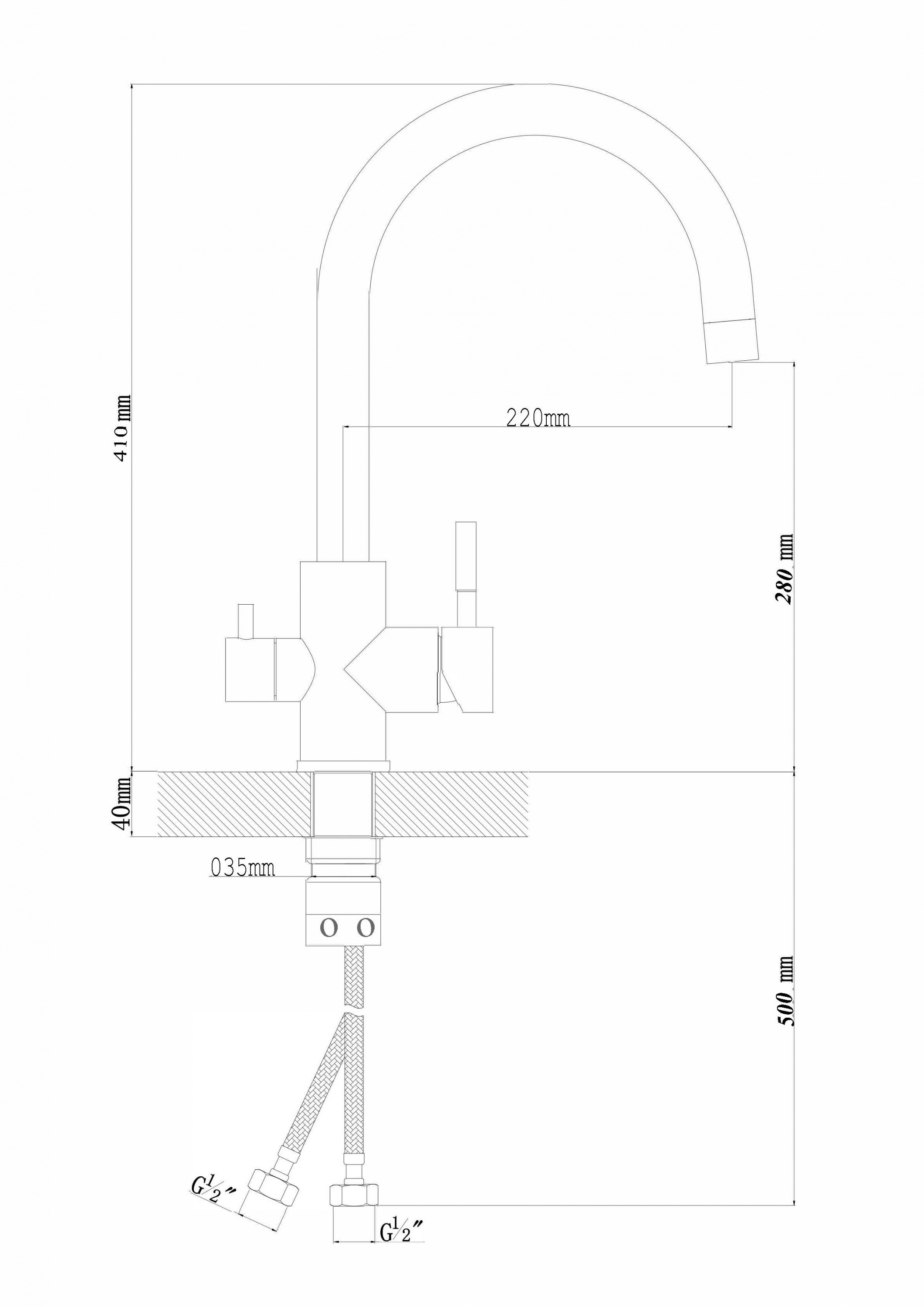 картинка Смеситель Florentina КЛИО FL 