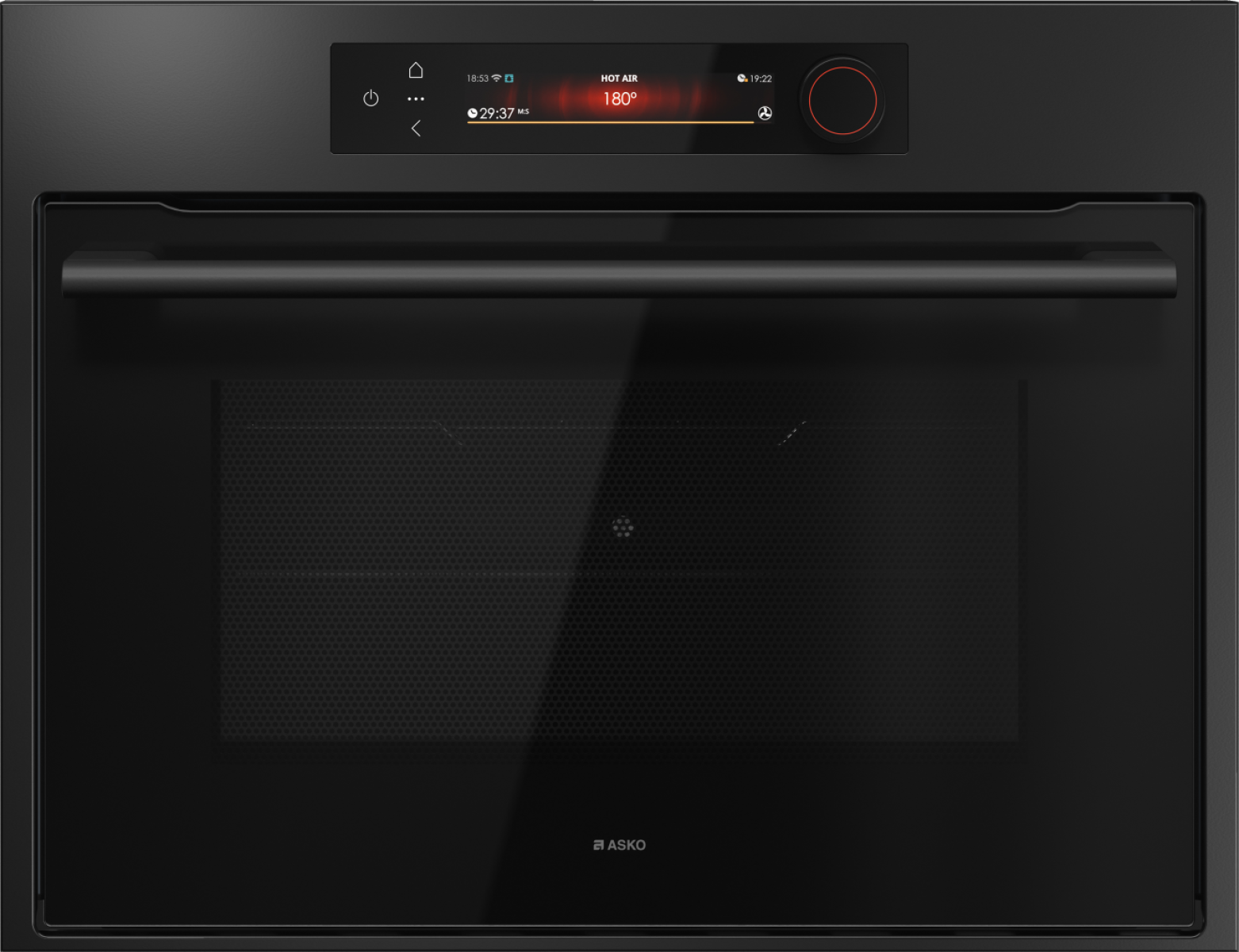 картинка Электрический духовой шкаф с функцией СВЧ Asko OCM64GSH графит 