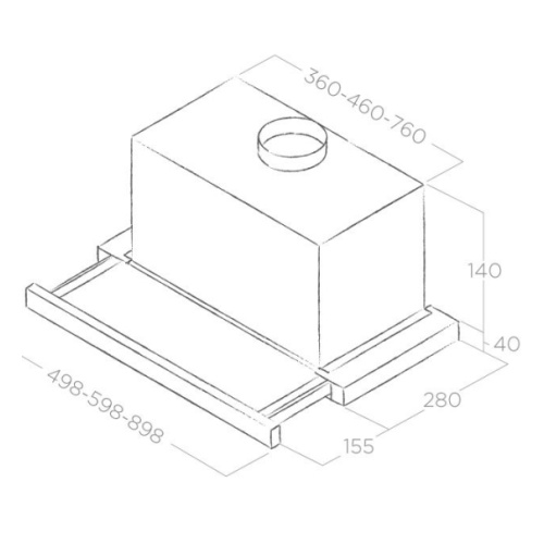картинка Кухонная вытяжка Elica ELITE 14 LUX GRVTWH/A/60 