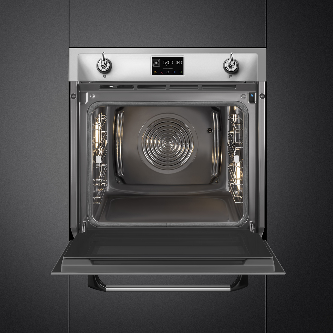 картинка Электрический духовой шкаф с функцией пара Smeg SOP6902S2PX 