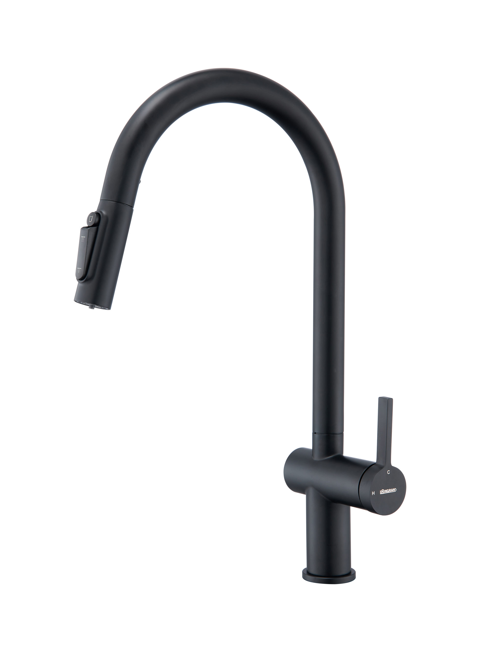 картинка Смеситель LONGRAN Sprint logic LM2187 черный 