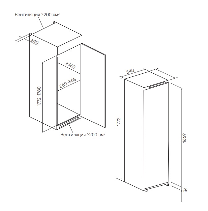 картинка Морозильная камера Kuppersberg SFB 1781 