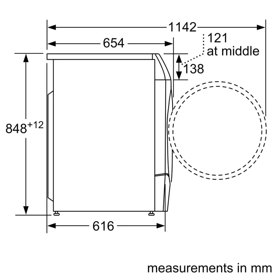 картинка Стиральная машина с сушкой и паром Bosch WNC254A0ME 