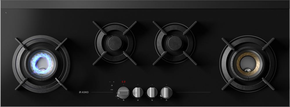 картинка Газовая варочная панель ASKO HG8144BGB2 