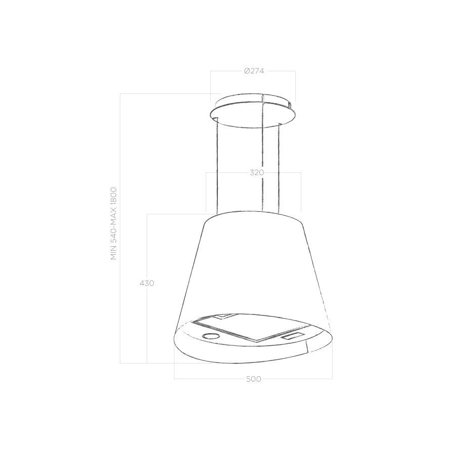 картинка Кухонная вытяжка Elica JUNO URBAN ZINC/F/50 