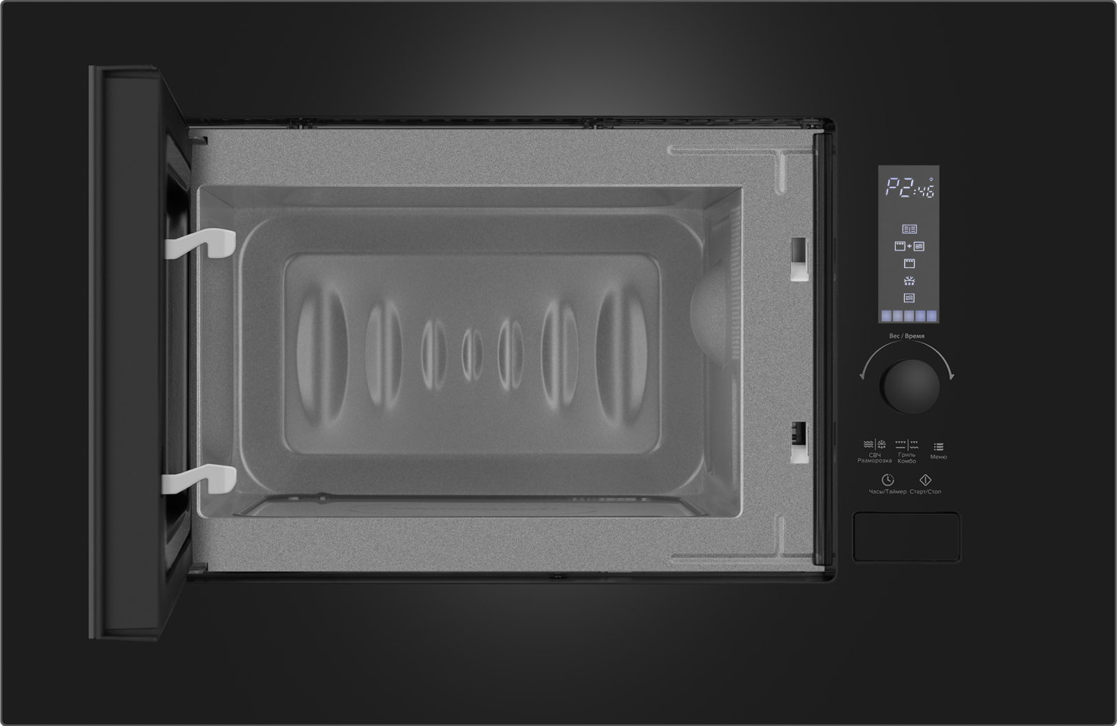 картинка Микроволновая печь встраиваемая Weissgauff HMT-206 Inverter Grill 