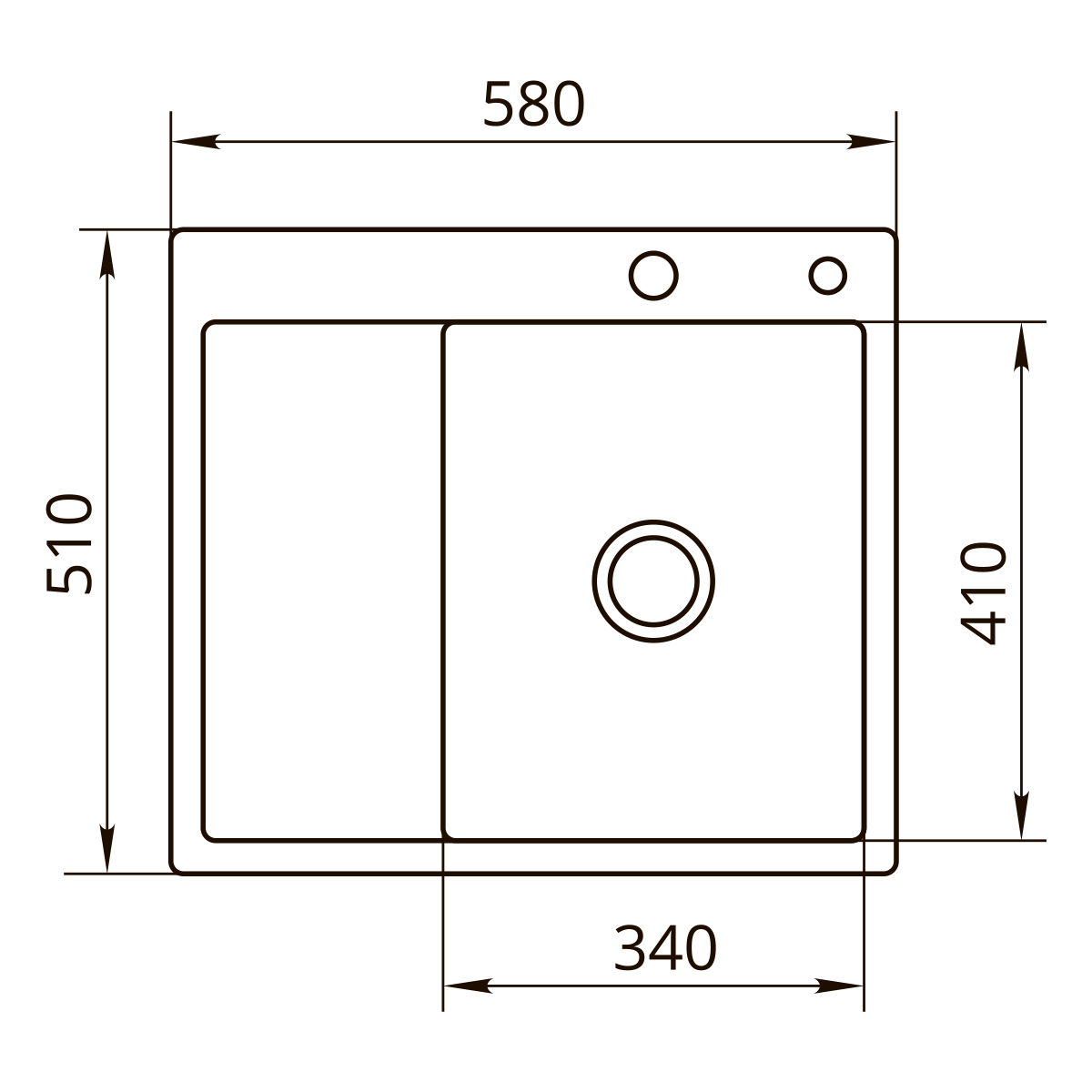картинка Мойка для кухни Premial PR5851 (R) Swift Silk Brush 