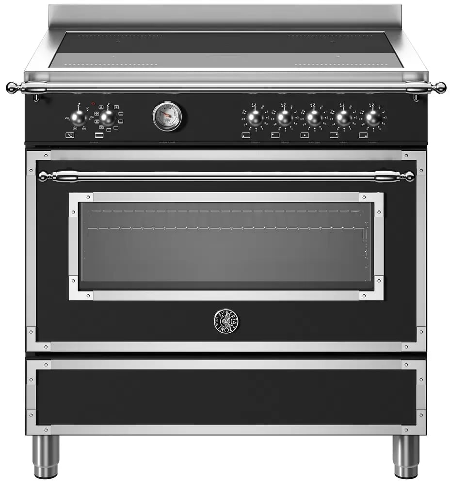 картинка Комбинированная кухонная плита Bertazzoni HER95I1ENET чёрный 