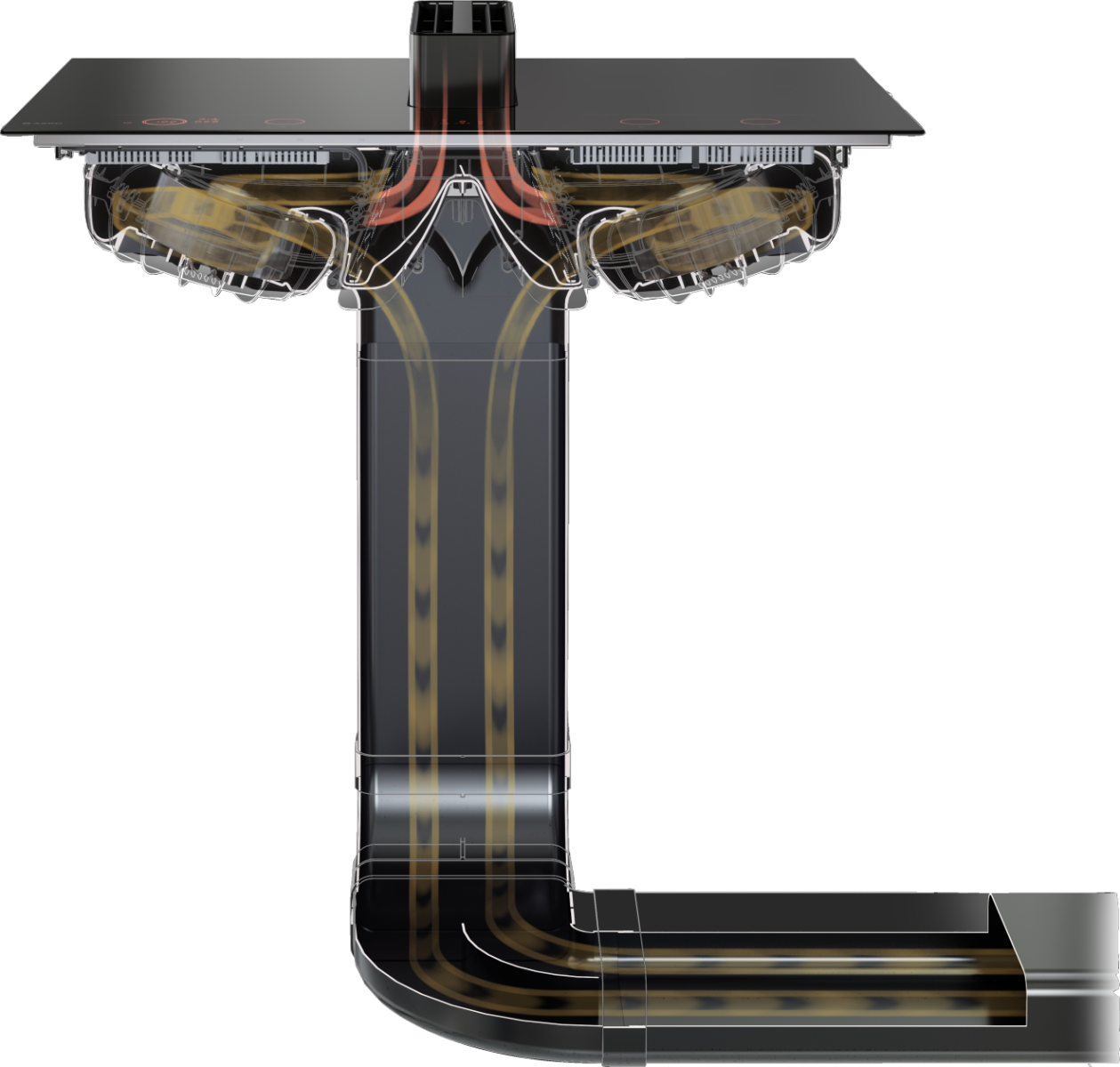 картинка Варочная панель со встроенной вытяжкой Asko HIHD854MM 