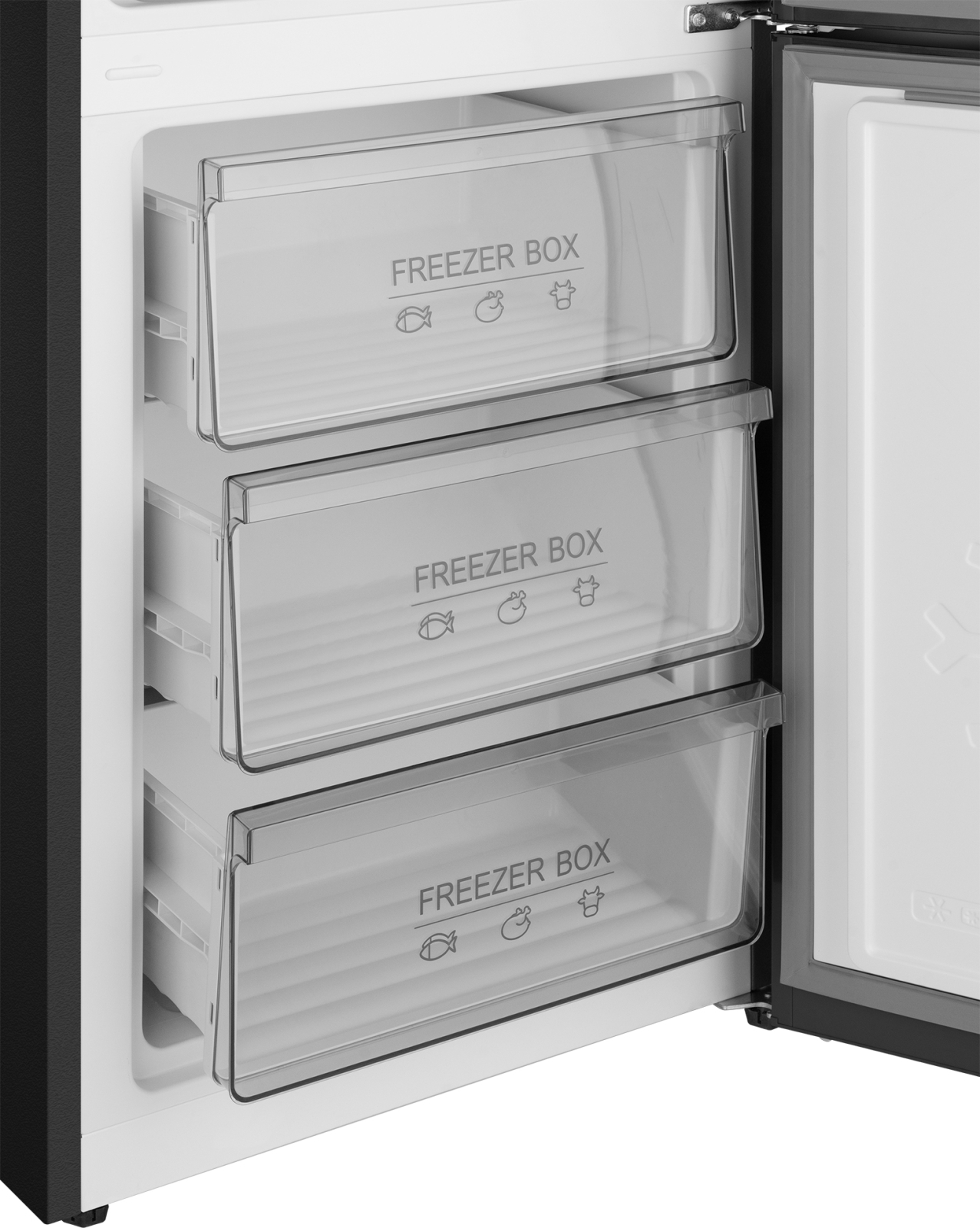 картинка Отдельностоящий холодильник Weissgauff WRK 2000 Total NoFrost Inverter Black 