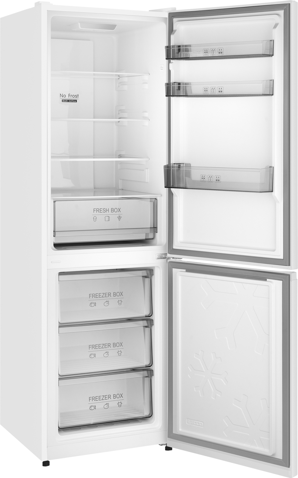 картинка Отдельностоящий холодильник Weissgauff WRK 185 Total NoFrost Inverter White 