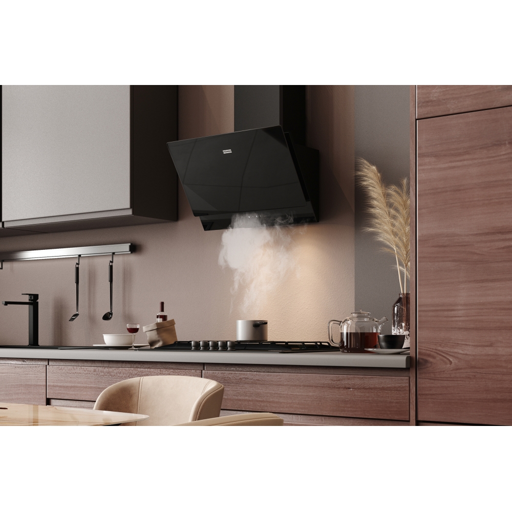картинка Кухонная вытяжка полновстраиваемая Franke TEMPER 60 BK черная 