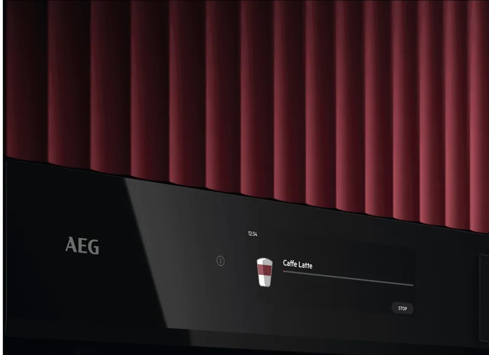 картинка Кофемашина встраиваемая Aeg NKC9N8B черный 