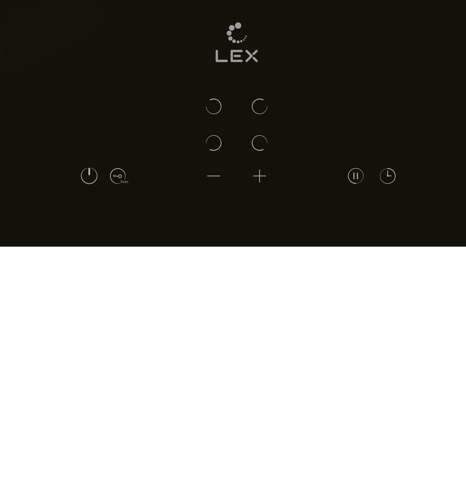 картинка Варочная панель Lex EVH 640A BL 