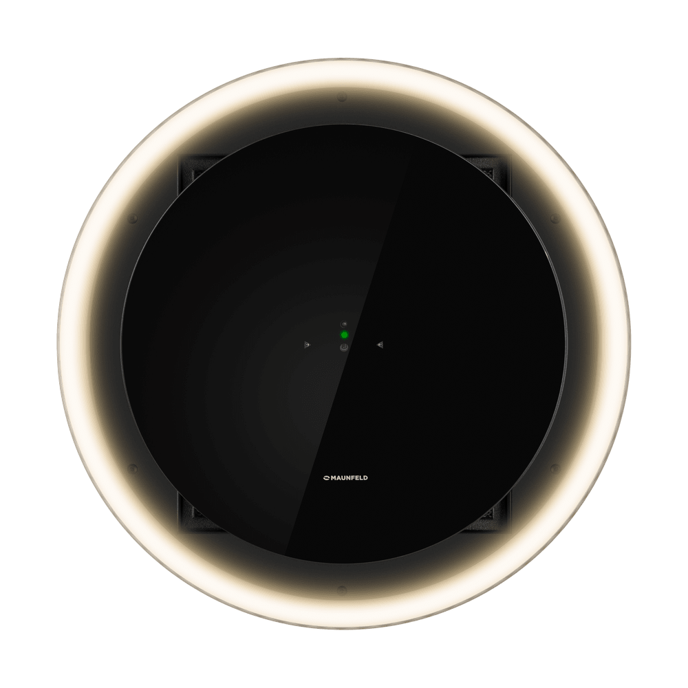 картинка Кухонная вытяжка Maunfeld EDELWEISS 39 ISLA черный 