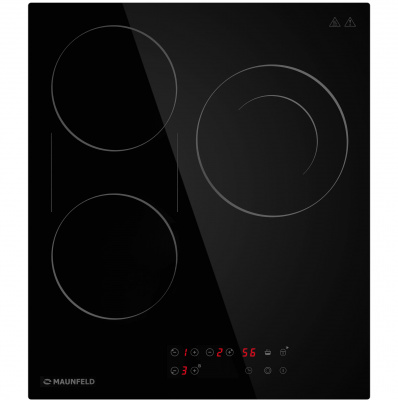 картинка Электрическая варочная панель Maunfeld CVCE453BDBK  картинка Электрическая варочная панель Maunfeld CVCE453BDBK