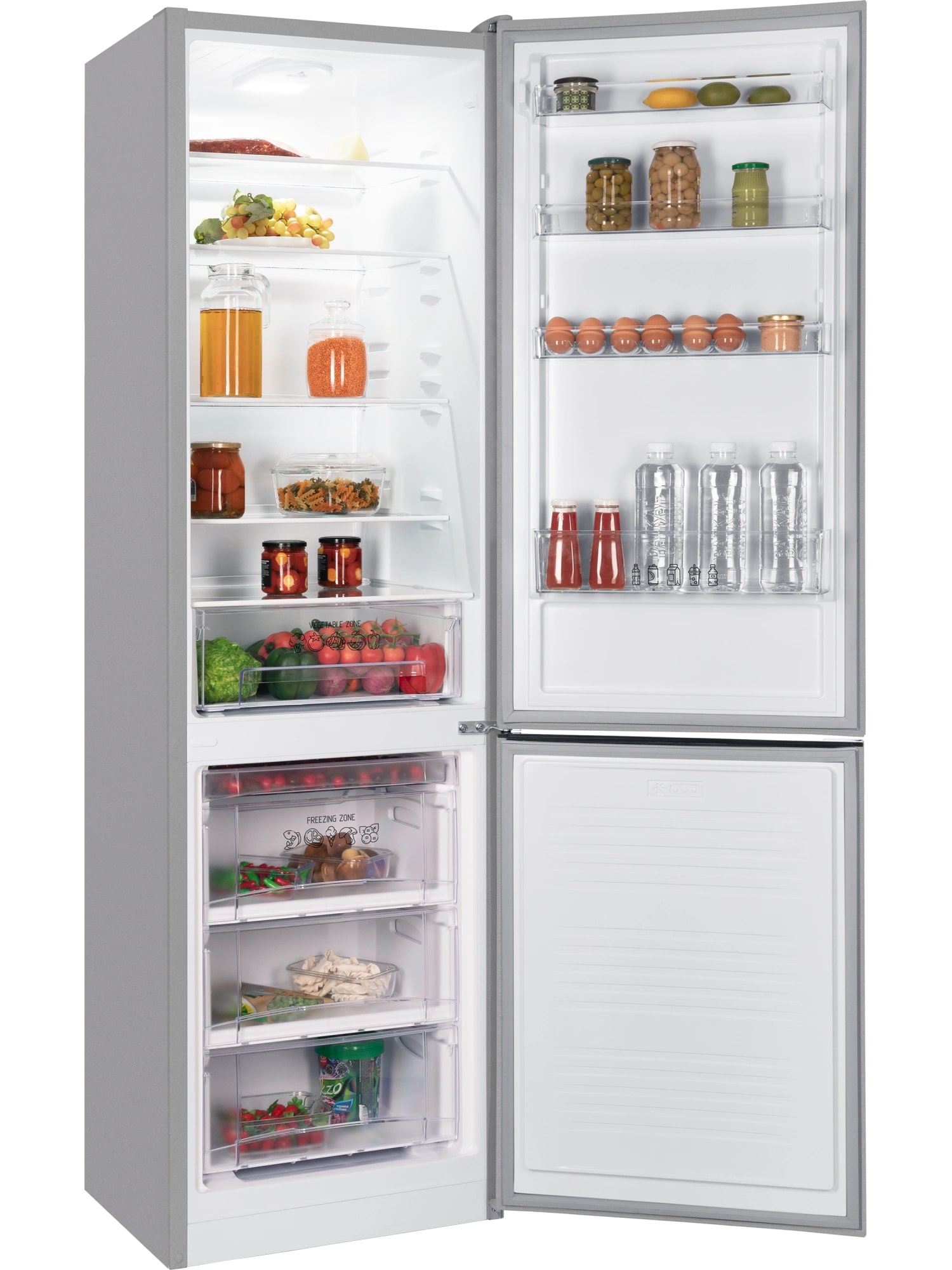 картинка Отдельностоящий холодильник Nord NRB 164NF X нержавеющая сталь 