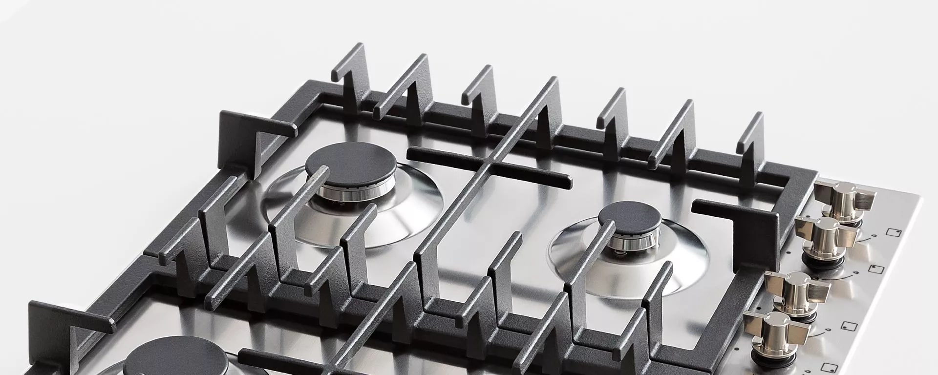 картинка Газовая варочная панель Bertazzoni P755CMODX нержавеющая сталь 