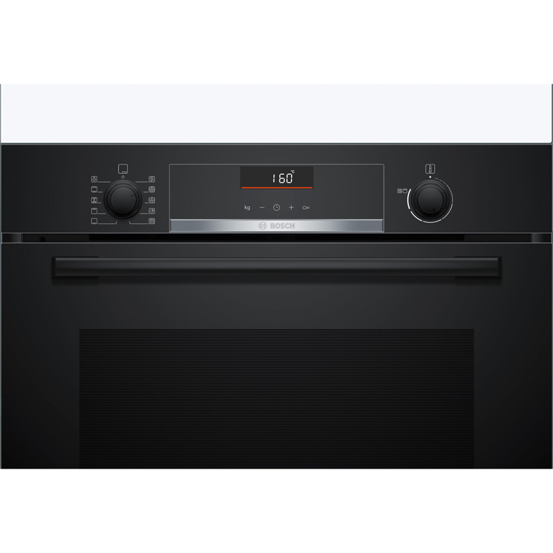 картинка Электрический духовой шкаф с паром Bosch HBG536EB3 черный  