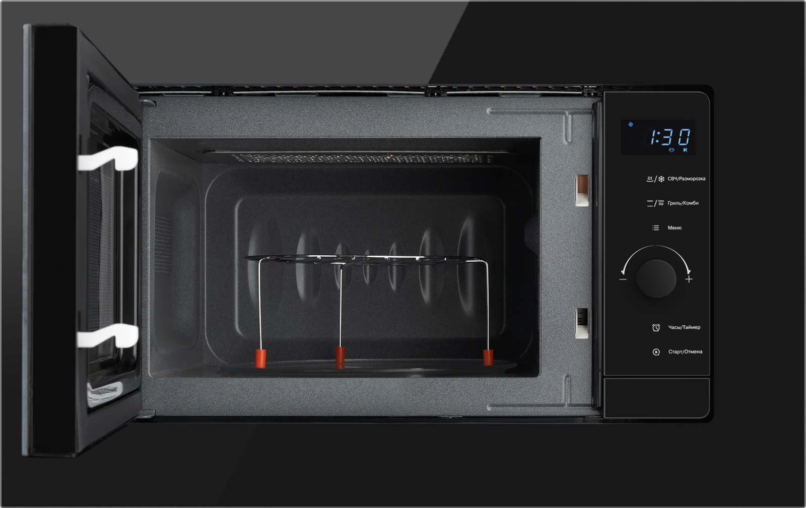 картинка Микроволновая печь встраиваемая Weissgauff HMT-620 BG Grill 