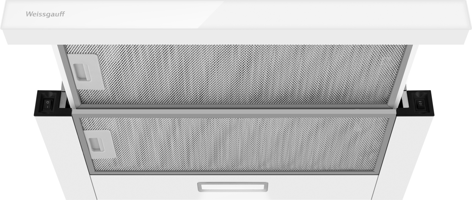 картинка Кухонная вытяжка Weissgauff TEL 600 White Glass 