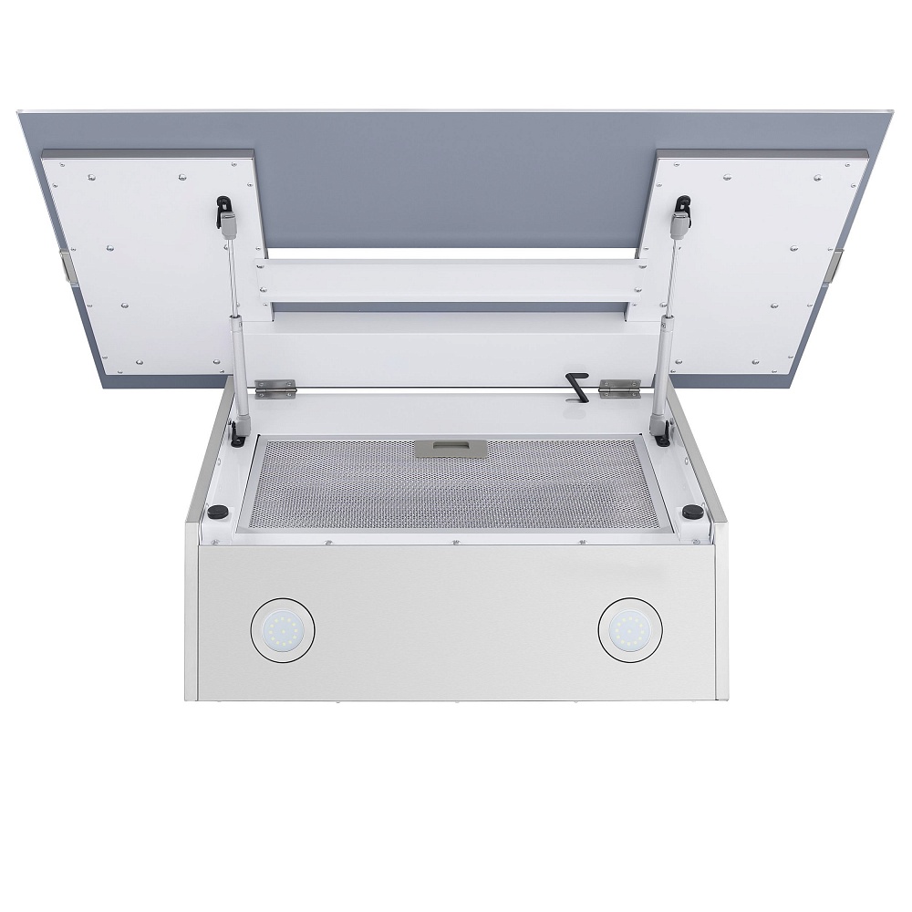 картинка Кухонная вытяжка Maunfeld MERSEY 90 WHITE GLASS WHITE 