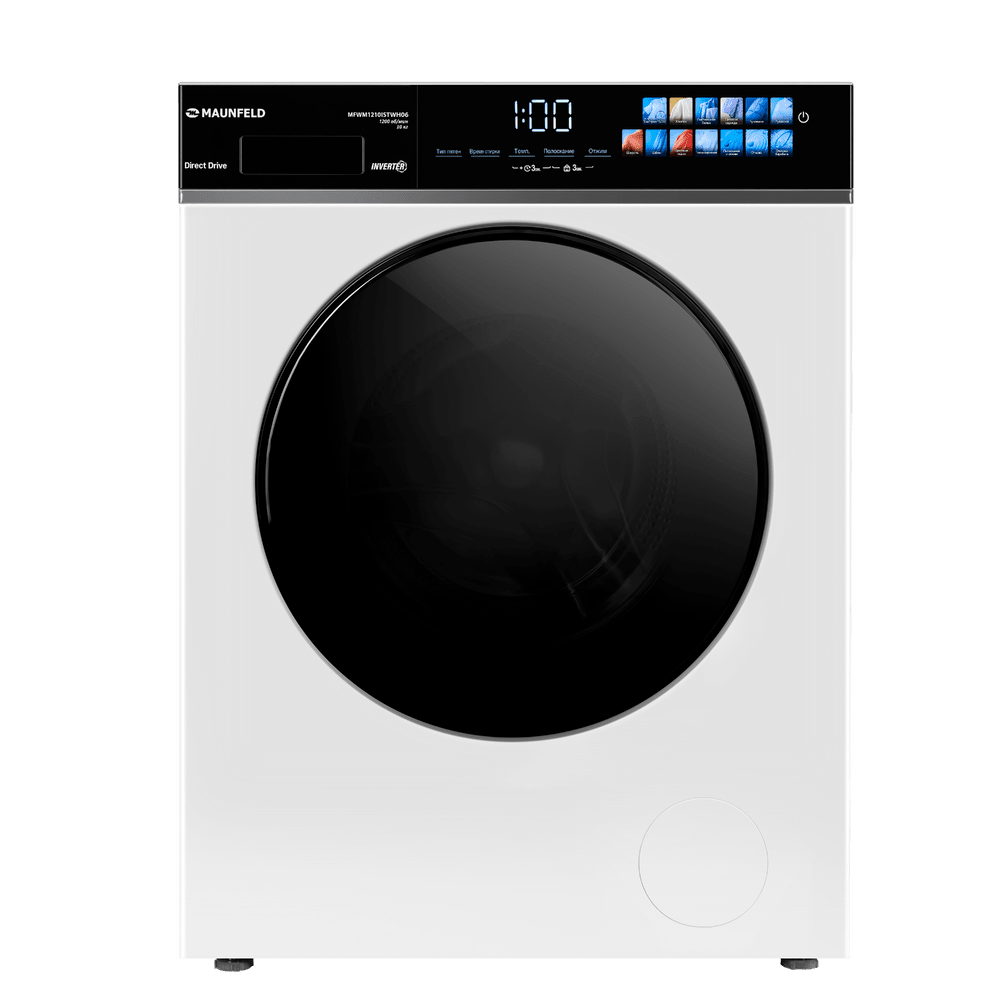 картинка Комплект Maunfeld MFWM1210ISTWH06+WM-SKTWH+MFDM1310WH06 