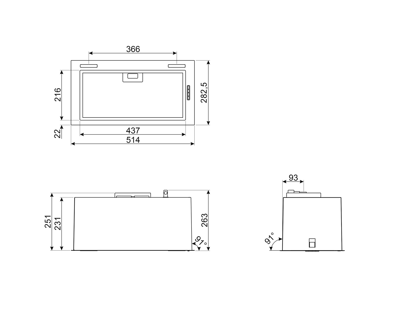 картинка Кухонная вытяжка Smeg KSG52HPE 