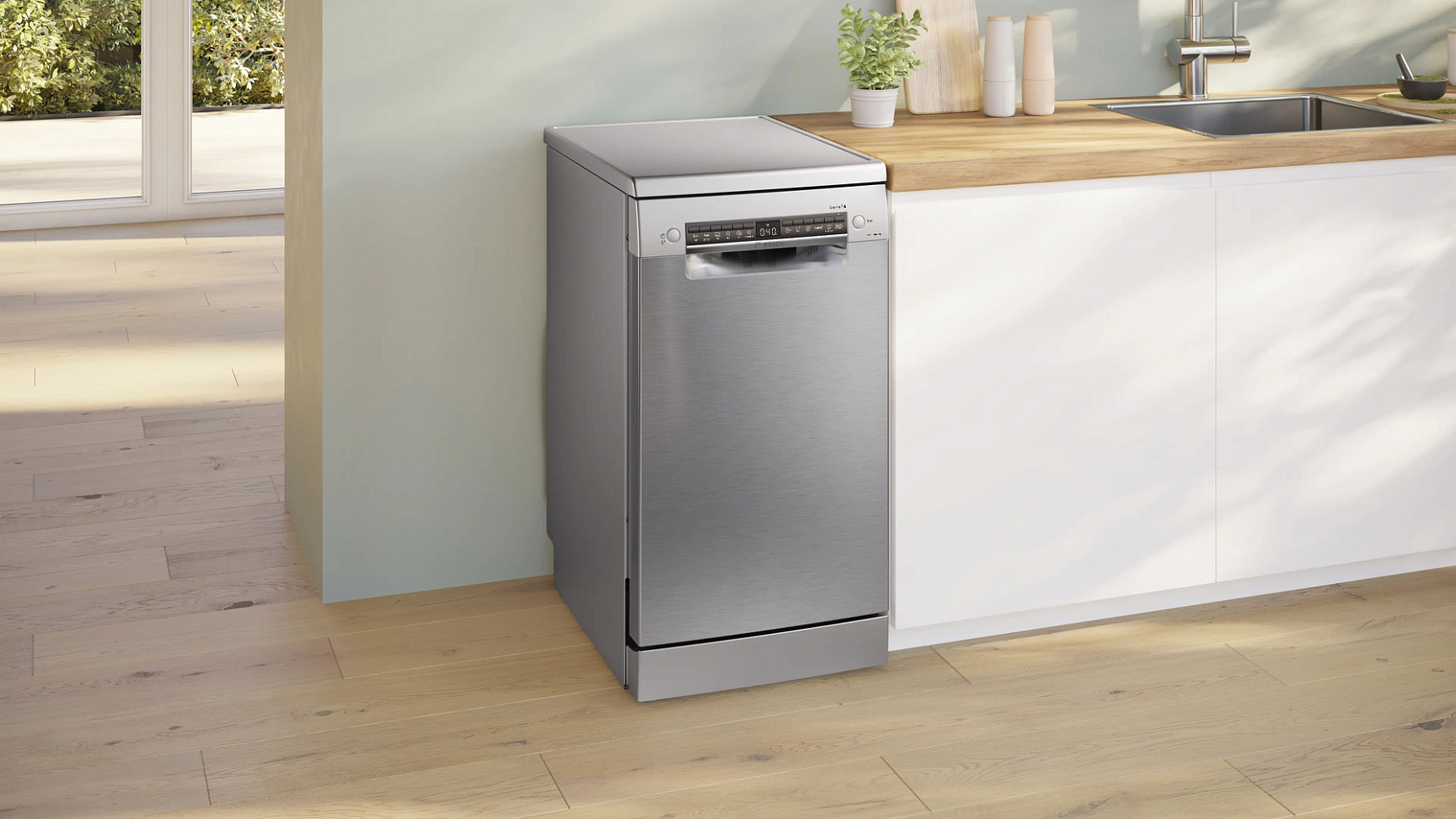 картинка Посудомоечная машина отдельностоящая Bosch SPS4HMI64Q 