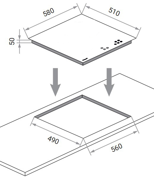 картинка Электрическая варочная панель Weissgauff HV 642 BA 