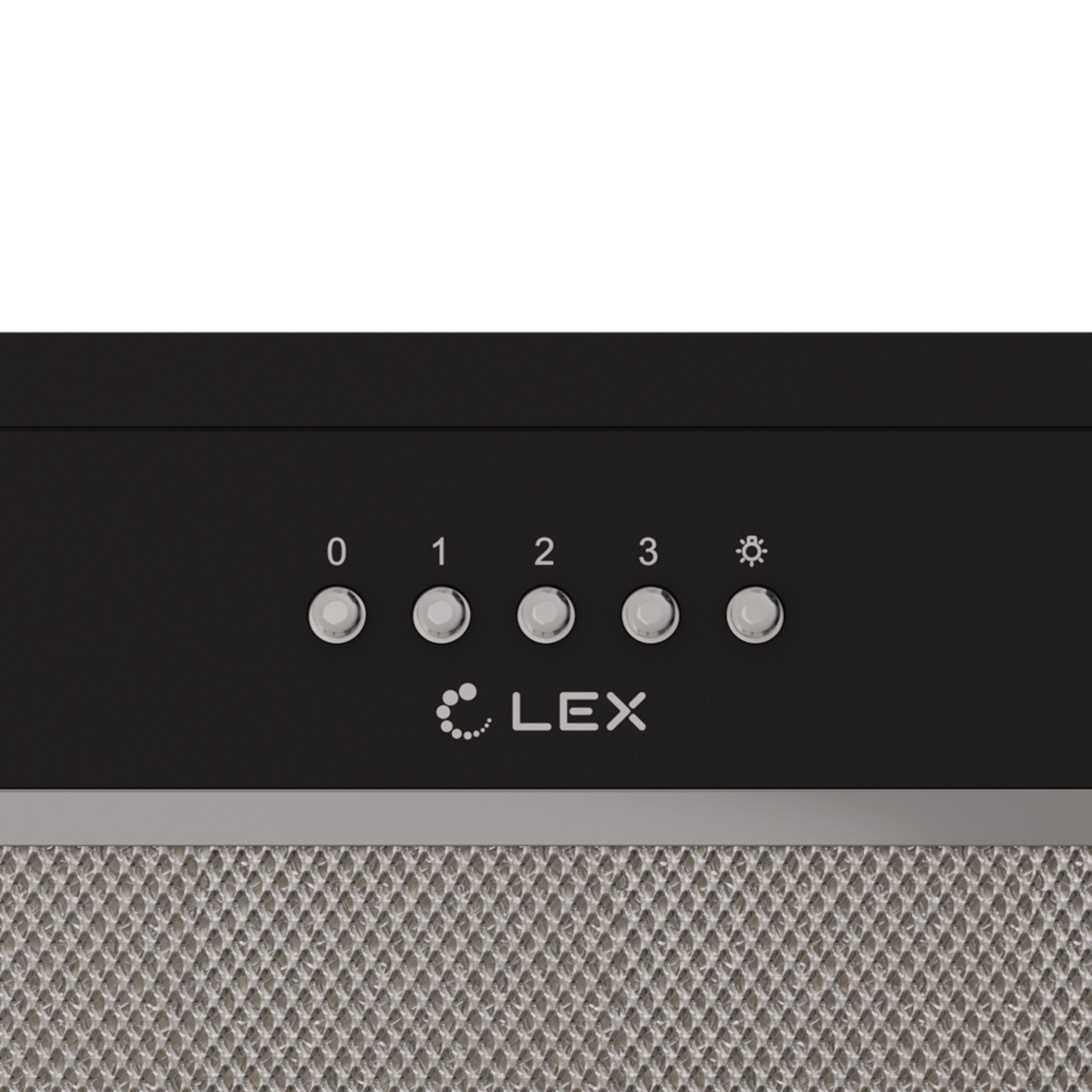 картинка Кухонная вытяжка Lex HYPER 600 LIGHT BL черная 