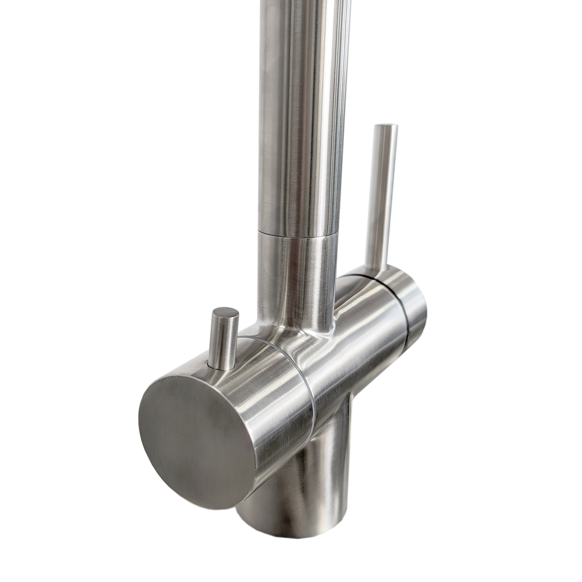 картинка Смеситель для кухни высокий излив GERDA SM Сатин 