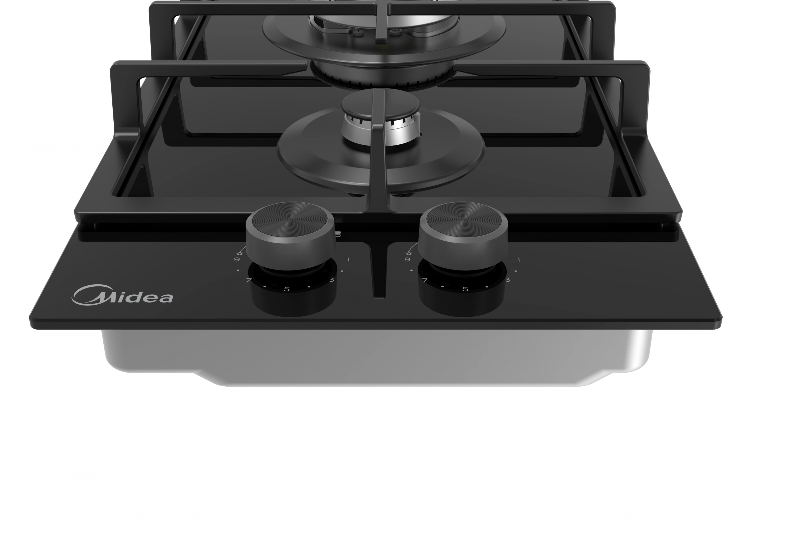 картинка Газовая варочная панель Midea MG3270TGB черная 