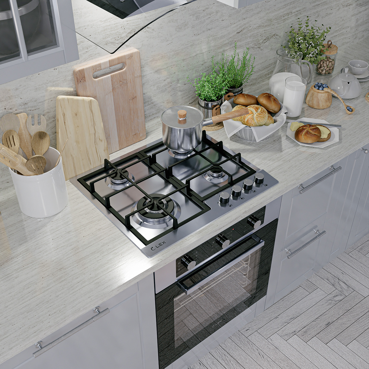 картинка Варочная панель Lex GVS 640 IX 