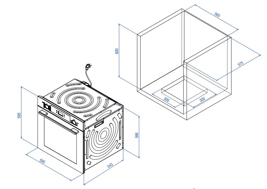 картинка Газовый духовой шкаф Weissgauff WGO 700 D INOX 