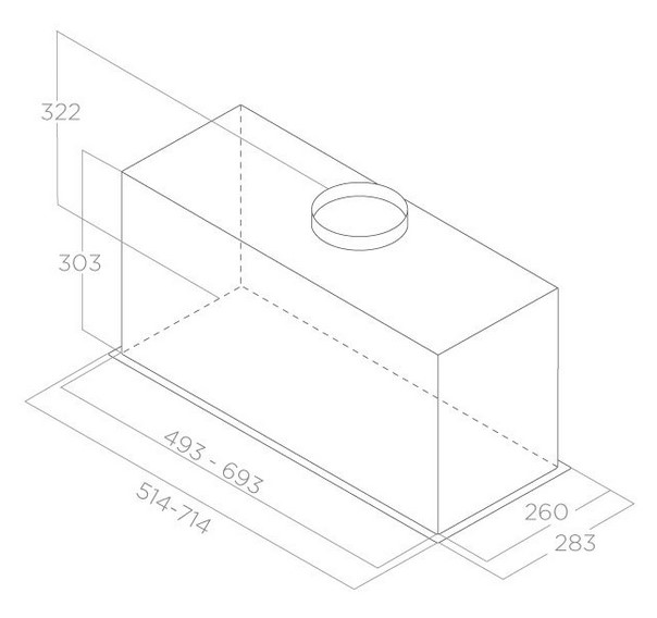 картинка Кухонная вытяжка Elica LANE SENSOR @ BLMAT/A/72 