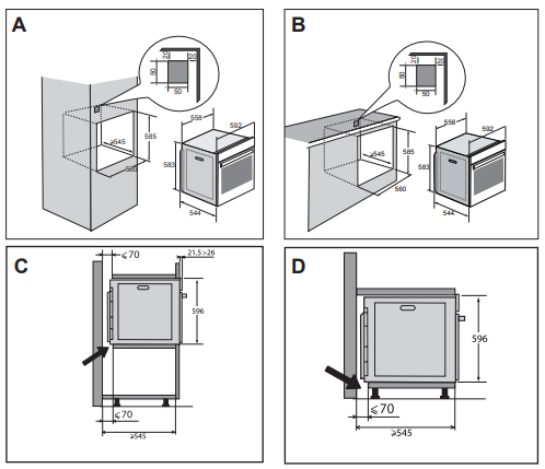картинка Электрический духовой шкаф De Dietrich DOP4755MB MASTER BLACK 