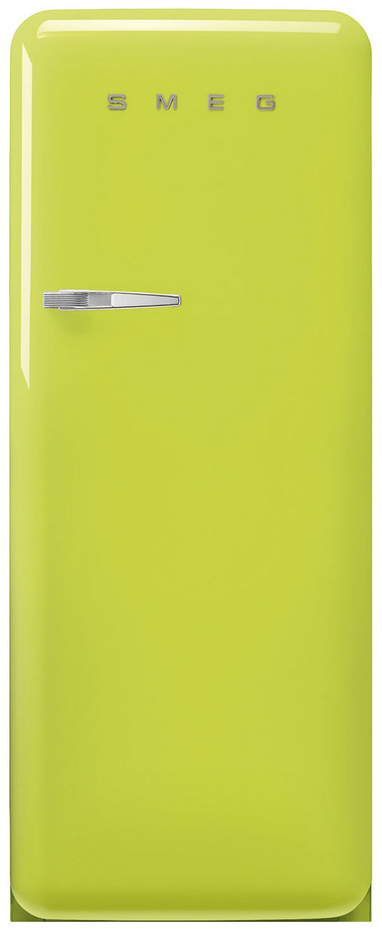 картинка Отдельностоящий холодильник Smeg FAB28RLI5 лайм 
