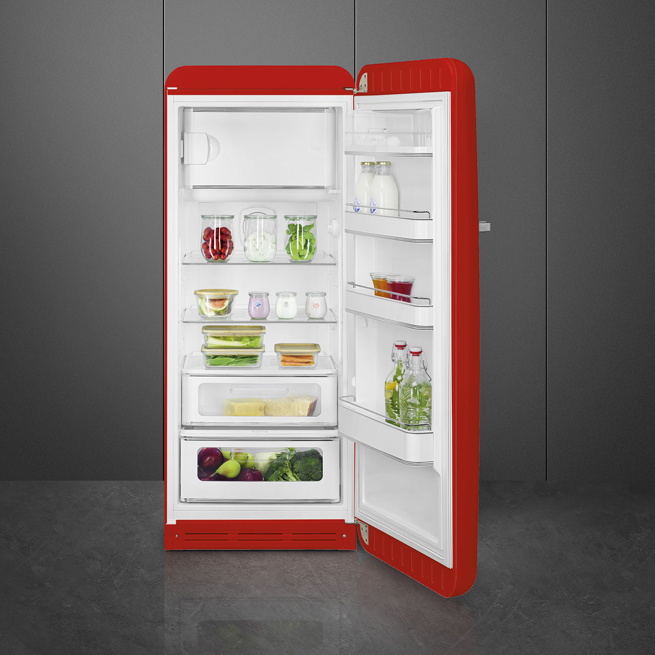 картинка Отдельностоящий холодильник Smeg FAB28RRD5 