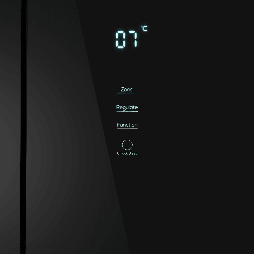 картинка Полувстраиваемый холодильник Maunfeld MFF190NFB01 черный 