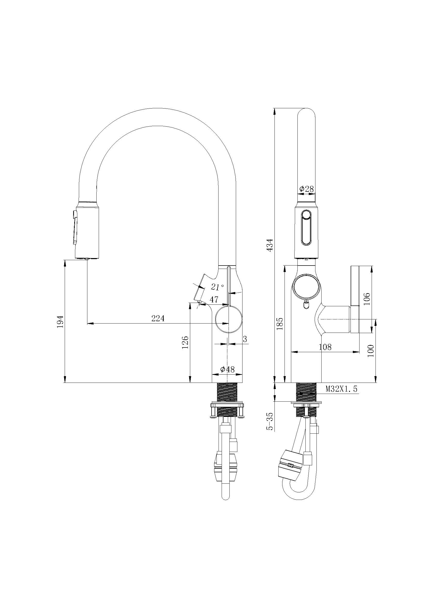 картинка Смеситель Oulin OL - 8018 SATIN 