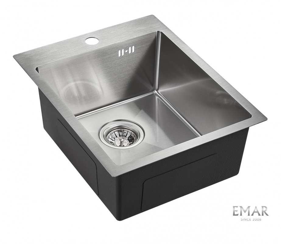 картинка |Discount| Кухонная мойка Emar EMB-128A PVD Nano Satine 