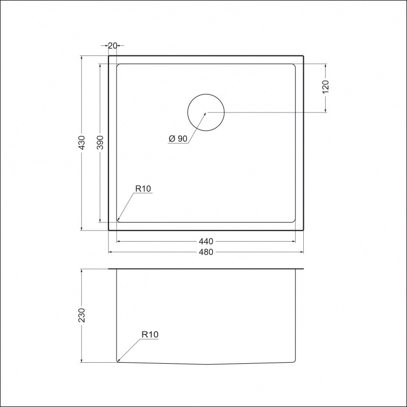 картинка |Discount| Кухонная мойка Emar EMB-114 PVD Nano Coppery 