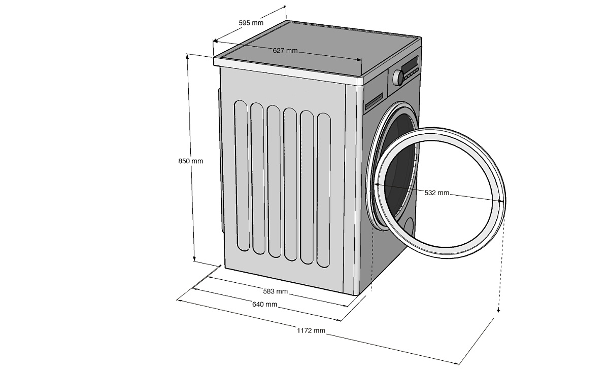 картинка Сушильная машина Korting KD 69IHP10 An 