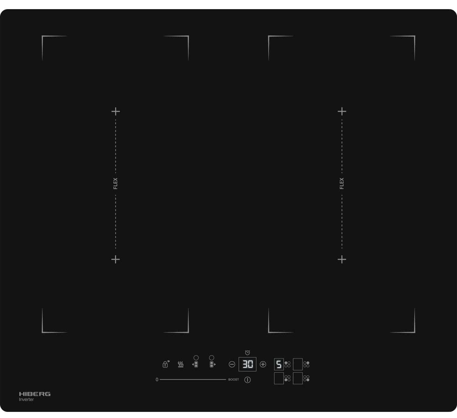 картинка Индукционная варочная панель Hiberg i-MS 6249 B 